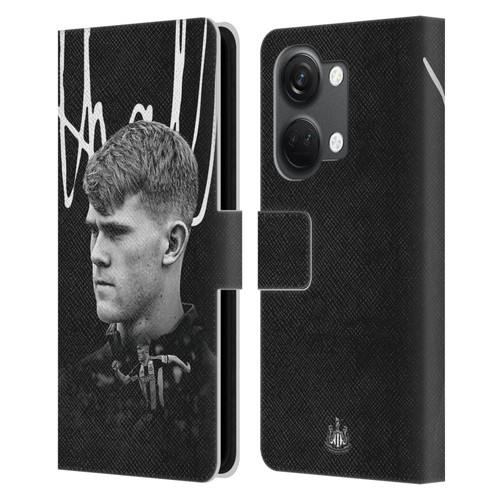 Newcastle United Football Club 2024/25 First Team Lewis Hall Leather Book Wallet Case Cover For OnePlus Nord 3 5G