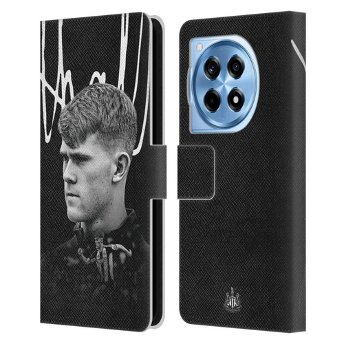Newcastle United Football Club 2024/25 First Team Lewis Hall Leather Book Wallet Case Cover For OnePlus 12R