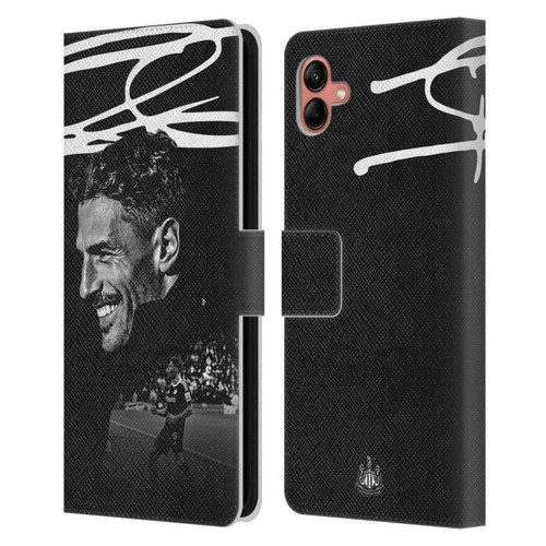 Newcastle United Football Club 2024/25 First Team Fabian Schär Leather Book Wallet Case Cover For Samsung Galaxy A04 (2022)