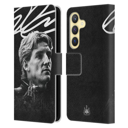 Newcastle United Football Club 2024/25 First Team Anthony Gordon Leather Book Wallet Case Cover For Samsung Galaxy S24 5G