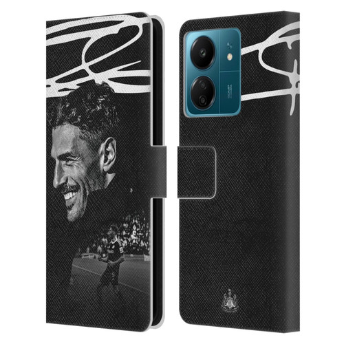 Newcastle United Football Club 2024/25 First Team Fabian Schär Leather Book Wallet Case Cover For Xiaomi Redmi 13C 4G