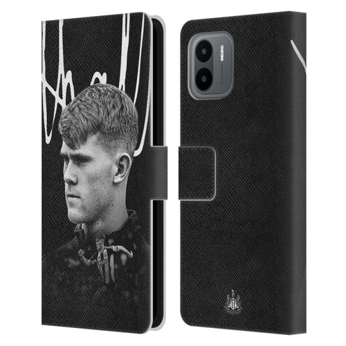 Newcastle United Football Club 2024/25 First Team Lewis Hall Leather Book Wallet Case Cover For Xiaomi Redmi A2