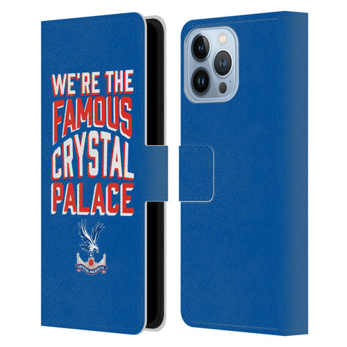Crystal Palace FC 2025 Cup Final We're The Famous Leather Book Wallet Case Cover For Apple iPhone 13 Pro Max