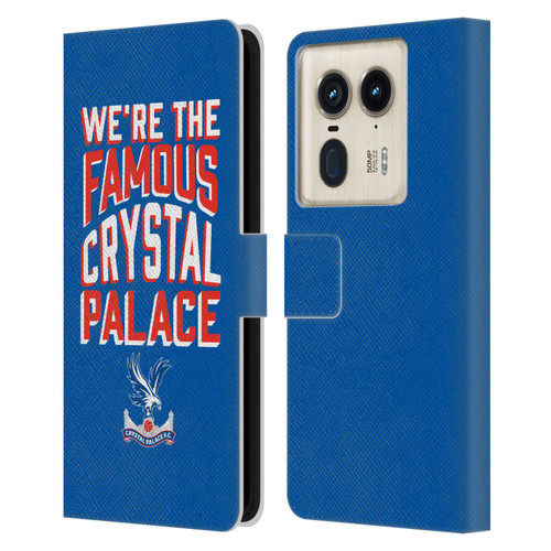 Crystal Palace FC 2025 Cup Final We're The Famous Leather Book Wallet Case Cover For Motorola Edge 50 Ultra/X50 Ultra