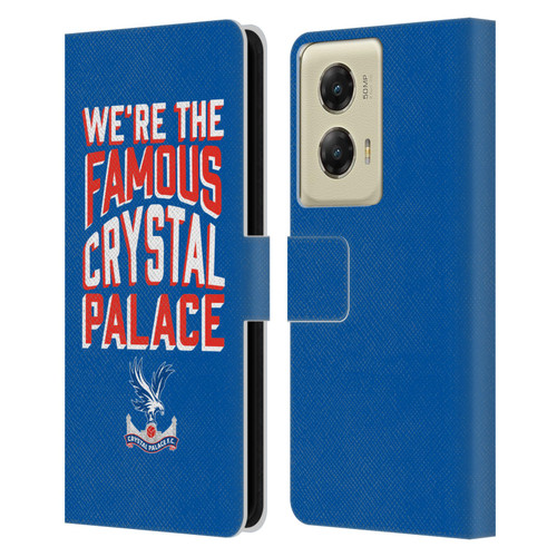 Crystal Palace FC 2025 Cup Final We're The Famous Leather Book Wallet Case Cover For Motorola Moto G Stylus 5G (2024)