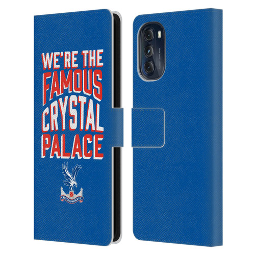 Crystal Palace FC 2025 Cup Final We're The Famous Leather Book Wallet Case Cover For Motorola Moto G (2022) Crystal Palace FC 2025 Cup Final We're The Famous Leather Book Wallet Case Cover For Motorola Moto G (2022)
