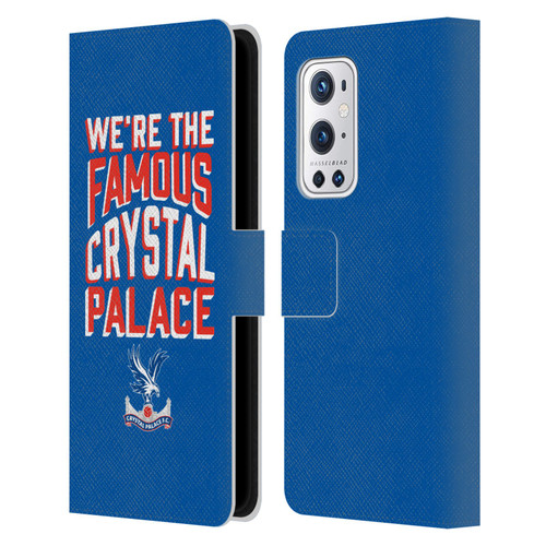 Crystal Palace FC 2025 Cup Final We're The Famous Leather Book Wallet Case Cover For OnePlus 9 Pro