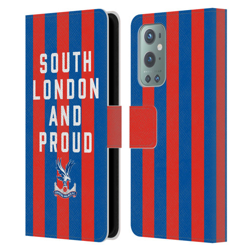 Crystal Palace FC 2025 Cup Final South London & Proud Leather Book Wallet Case Cover For OnePlus 9