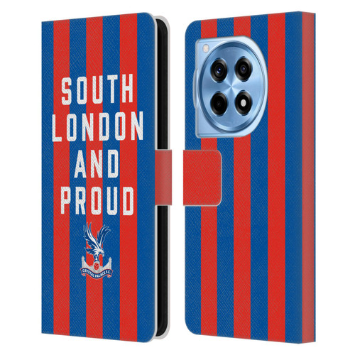Crystal Palace FC 2025 Cup Final South London & Proud Leather Book Wallet Case Cover For OnePlus 12R