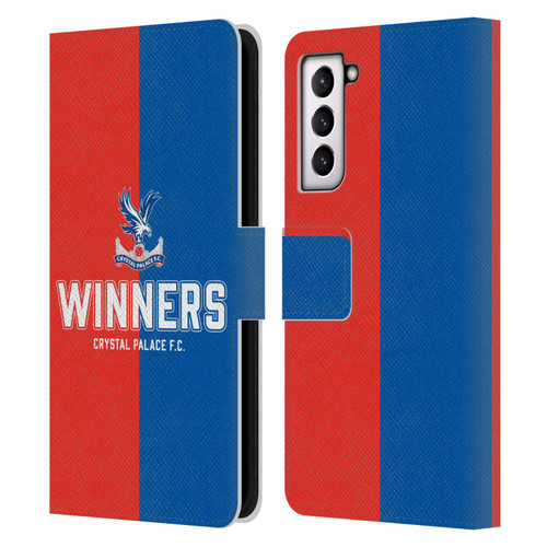 Crystal Palace FC 2025 Cup Final Winners Leather Book Wallet Case Cover For Samsung Galaxy S21 5G