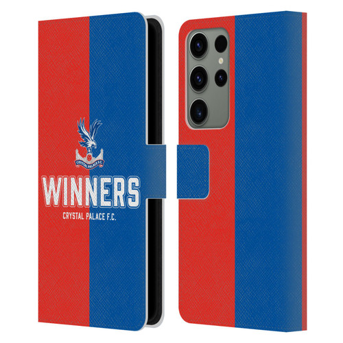 Crystal Palace FC 2025 Cup Final Winners Leather Book Wallet Case Cover For Samsung Galaxy S23 Ultra 5G