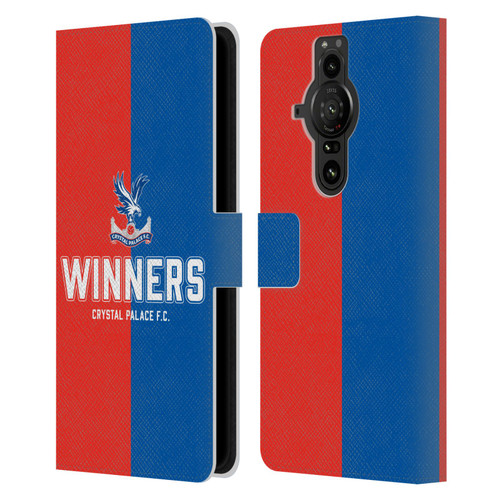 Crystal Palace FC 2025 Cup Final Winners Leather Book Wallet Case Cover For Sony Xperia Pro-I