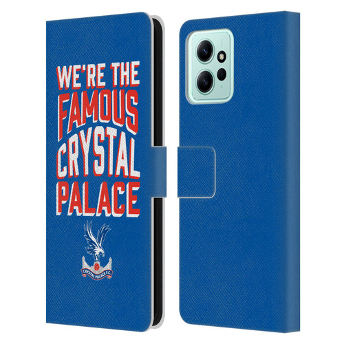 Crystal Palace FC 2025 Cup Final We're The Famous Leather Book Wallet Case Cover For Xiaomi Redmi 12