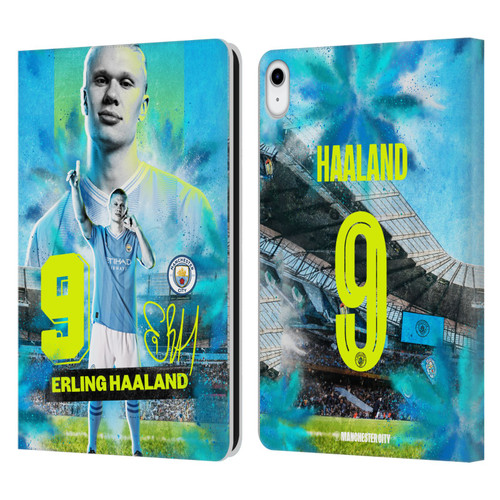 Manchester City Man City FC 2023/24 First Team Erling Haaland Leather Book Wallet Case Cover For Apple iPad 10.9 2022/2025 Manchester City Man City FC 2023/24 First Team Erling Haaland Leather Book Wallet Case Cover For Apple iPad 10.9 2022/2025