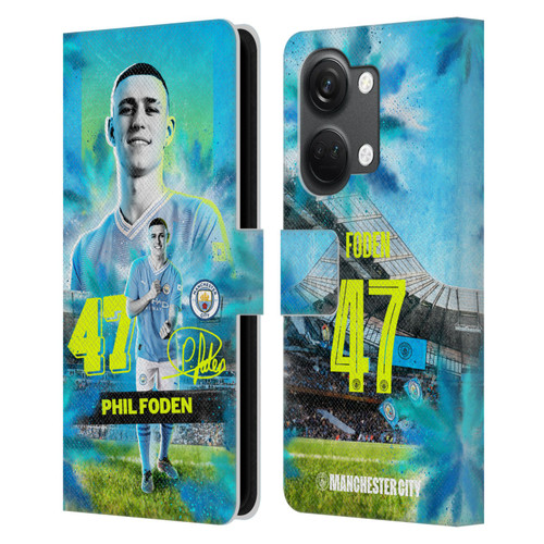 Manchester City Man City FC 2023/24 First Team Phil Foden Leather Book Wallet Case Cover For OnePlus Nord 3 5G