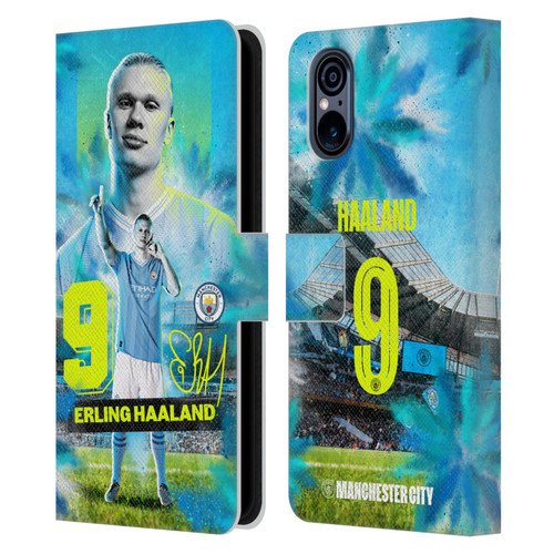 Manchester City Man City FC 2023/24 First Team Erling Haaland Leather Book Wallet Case Cover For Sony Xperia 5 V 5G Manchester City Man City FC 2023/24 First Team Erling Haaland Leather Book Wallet Case Cover For Sony Xperia 5 V 5G