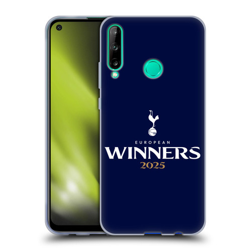 Tottenham Hotspur F.C. 2025 European Winners Blue Soft Gel Case for Huawei P40 lite E