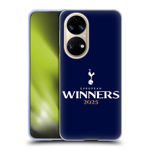 Tottenham Hotspur F.C. 2025 European Winners Blue Soft Gel Case for Huawei P50
