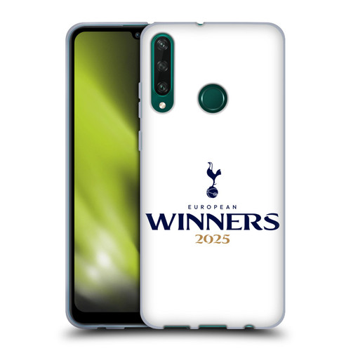 Tottenham Hotspur F.C. 2025 European Winners White Soft Gel Case for Huawei Y6p