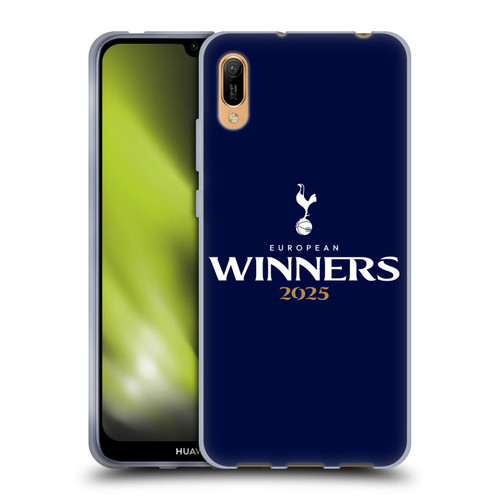 Tottenham Hotspur F.C. 2025 European Winners Blue Soft Gel Case for Huawei Y6 Pro (2019)