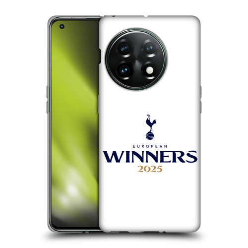 Tottenham Hotspur F.C. 2025 European Winners White Soft Gel Case for OnePlus 11 5G