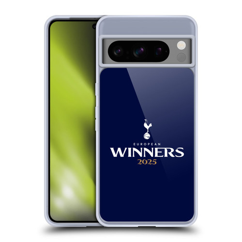 Tottenham Hotspur F.C. 2025 European Winners Blue Soft Gel Case for Google Pixel 8 Pro
