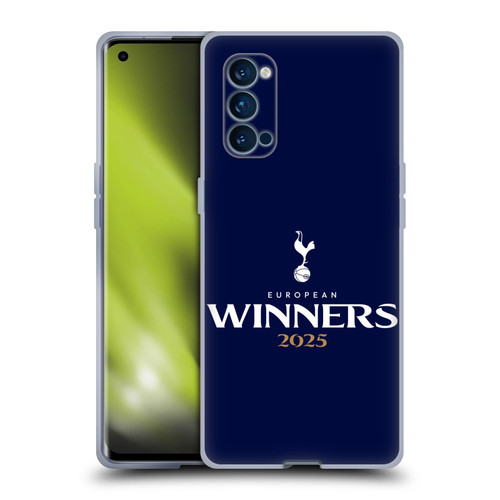 Tottenham Hotspur F.C. 2025 European Winners Blue Soft Gel Case for OPPO Reno 4 Pro 5G Tottenham Hotspur F.C. 2025 European Winners Blue Soft Gel Case for OPPO Reno 4 Pro 5G