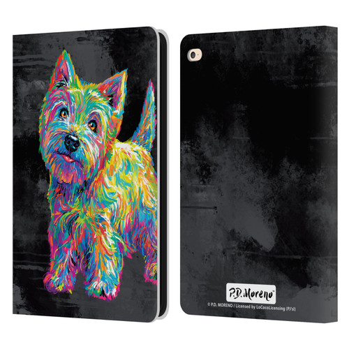 P.D. Moreno Animals II Marvin The Westie Dog Leather Book Wallet Case Cover For Apple iPad Air 2 (2014)