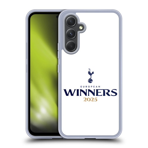 Tottenham Hotspur F.C. 2025 European Winners White Soft Gel Case for Samsung Galaxy A54 5G