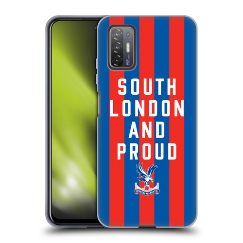 Crystal Palace FC 2025 Cup Final South London & Proud Soft Gel Case for HTC Desire 21 Pro 5G