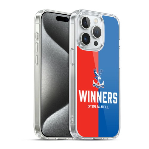 Crystal Palace FC 2025 Cup Final Winners Soft Gel Case for Apple iPhone 15 Pro & MagSafe