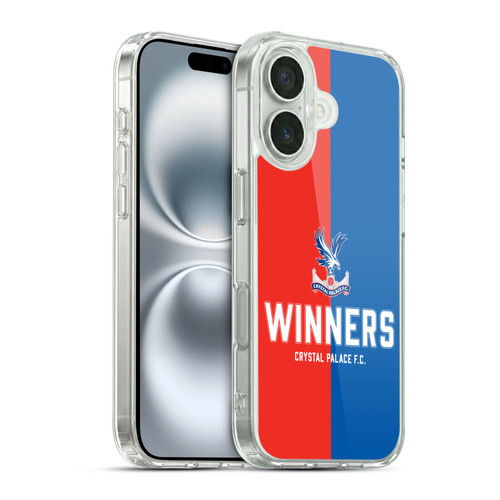 Crystal Palace FC 2025 Cup Final Winners Soft Gel Case for Apple iPhone 16 & MagSafe