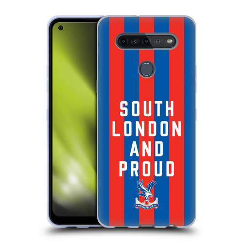 Crystal Palace FC 2025 Cup Final South London & Proud Soft Gel Case for LG K51S Crystal Palace FC 2025 Cup Final South London & Proud Soft Gel Case for LG K51S