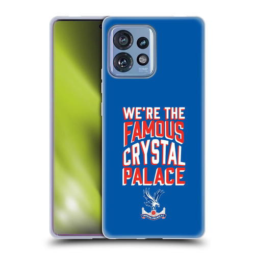 Crystal Palace FC 2025 Cup Final We're The Famous Soft Gel Case for Motorola Moto Edge 40 Pro/Plus 2023
