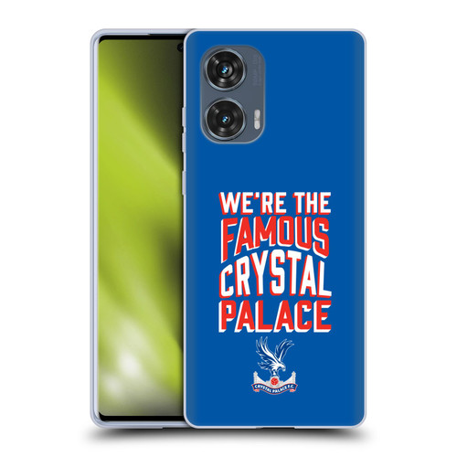 Crystal Palace FC 2025 Cup Final We're The Famous Soft Gel Case for Motorola Edge 50 Fusion