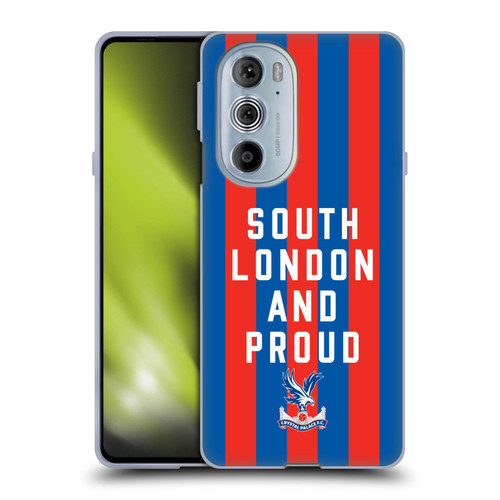Crystal Palace FC 2025 Cup Final South London & Proud Soft Gel Case for Motorola Edge X30