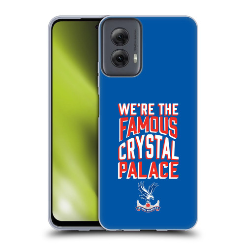Crystal Palace FC 2025 Cup Final We're The Famous Soft Gel Case for Motorola Moto G Power (2024)