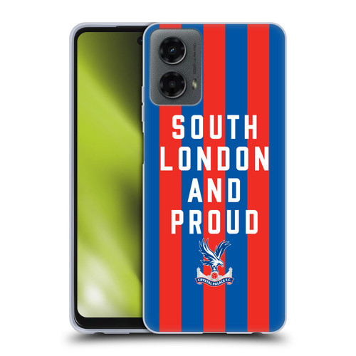 Crystal Palace FC 2025 Cup Final South London & Proud Soft Gel Case for Motorola Moto G (2024) Crystal Palace FC 2025 Cup Final South London & Proud Soft Gel Case for Motorola Moto G (2024)