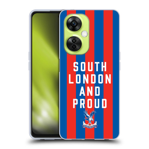 Crystal Palace FC 2025 Cup Final South London & Proud Soft Gel Case for OnePlus Nord CE 3 Lite 5G