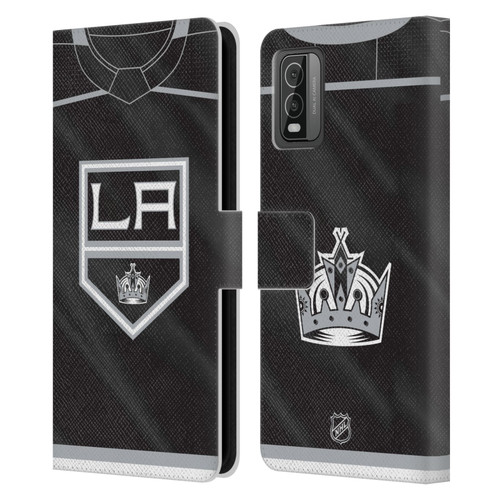NHL Los Angeles Kings Jersey Leather Book Wallet Case Cover For Nokia C210