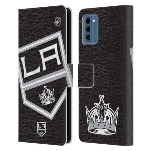 NHL Los Angeles Kings Oversized Leather Book Wallet Case Cover For Nokia NC300