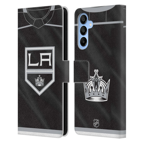 NHL Los Angeles Kings Jersey Leather Book Wallet Case Cover For Samsung Galaxy A16 5G