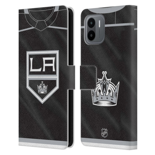 NHL Los Angeles Kings Jersey Leather Book Wallet Case Cover For Xiaomi Redmi A2