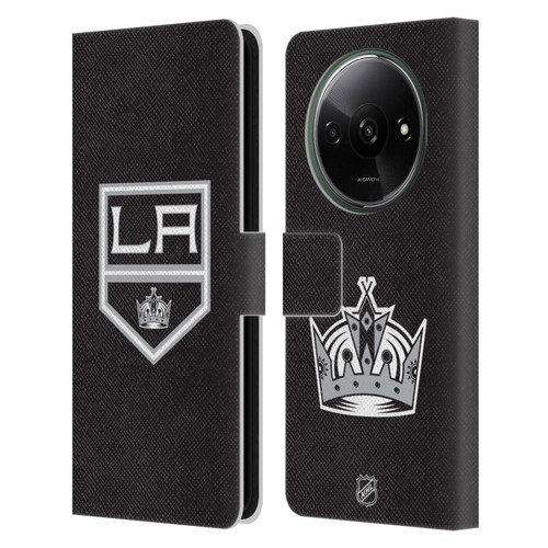 NHL Los Angeles Kings Plain Leather Book Wallet Case Cover For Xiaomi Redmi A3