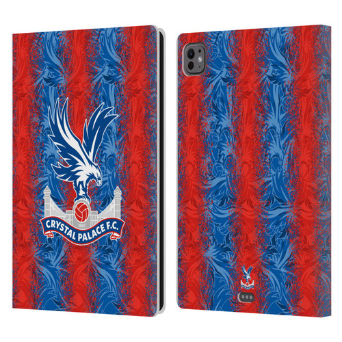Crystal Palace FC 2024/25 Crest Kit Home Leather Book Wallet Case Cover For Apple iPad Pro 11 M4 2024