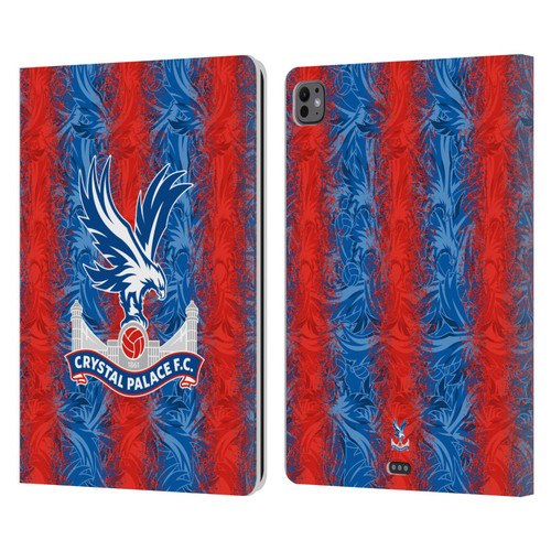 Crystal Palace FC 2024/25 Crest Kit Home Leather Book Wallet Case Cover For Apple iPad Pro 13 M4 2024