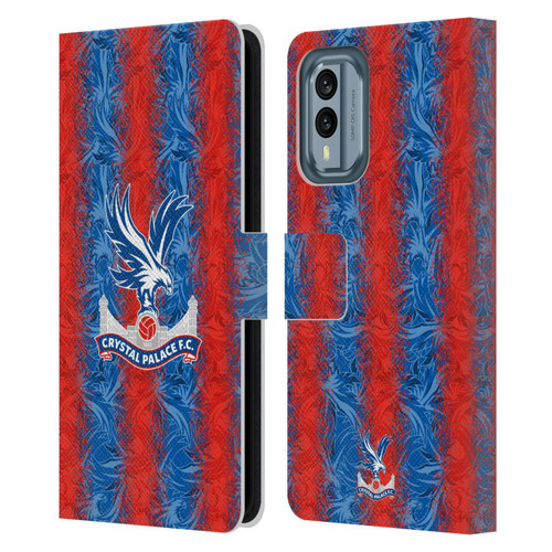 Crystal Palace FC 2024/25 Crest Kit Home Leather Book Wallet Case Cover For Nokia X30