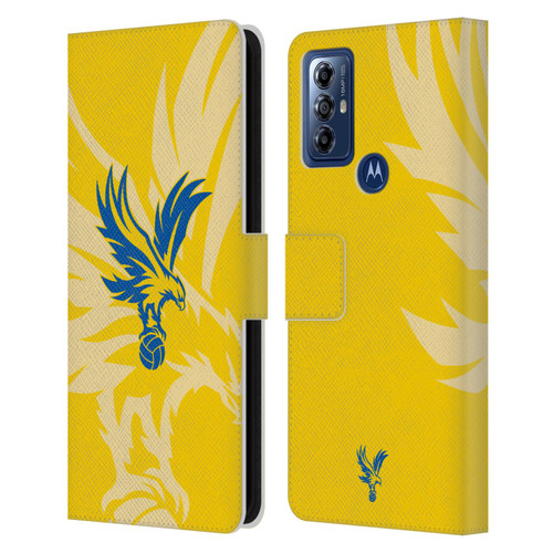 Crystal Palace FC 2024/25 Crest Kit Away Leather Book Wallet Case Cover For Motorola Moto G Play (2023)