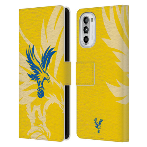 Crystal Palace FC 2024/25 Crest Kit Away Leather Book Wallet Case Cover For Motorola Moto G52 Crystal Palace FC 2024/25 Crest Kit Away Leather Book Wallet Case Cover For Motorola Moto G52