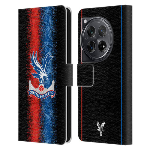 Crystal Palace FC 2024/25 Crest Kit Third Leather Book Wallet Case Cover For OnePlus 12